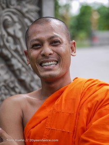 Smiling Cambodian Monk