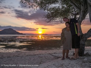 20YH sunset on Kanawa Island, Indonesia