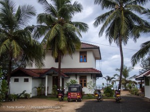 Our hotel in Arugam Bay