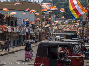 The streets of Kandy
