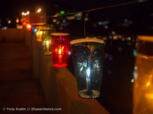 Vesak lanterns, Kandy, Sri Lanka