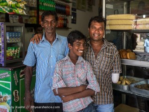 Friendly Sri Lankan locals