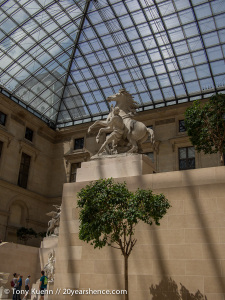 Inside the Louvre Pyramid