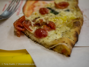 Pizza slice, Pisa, Italy